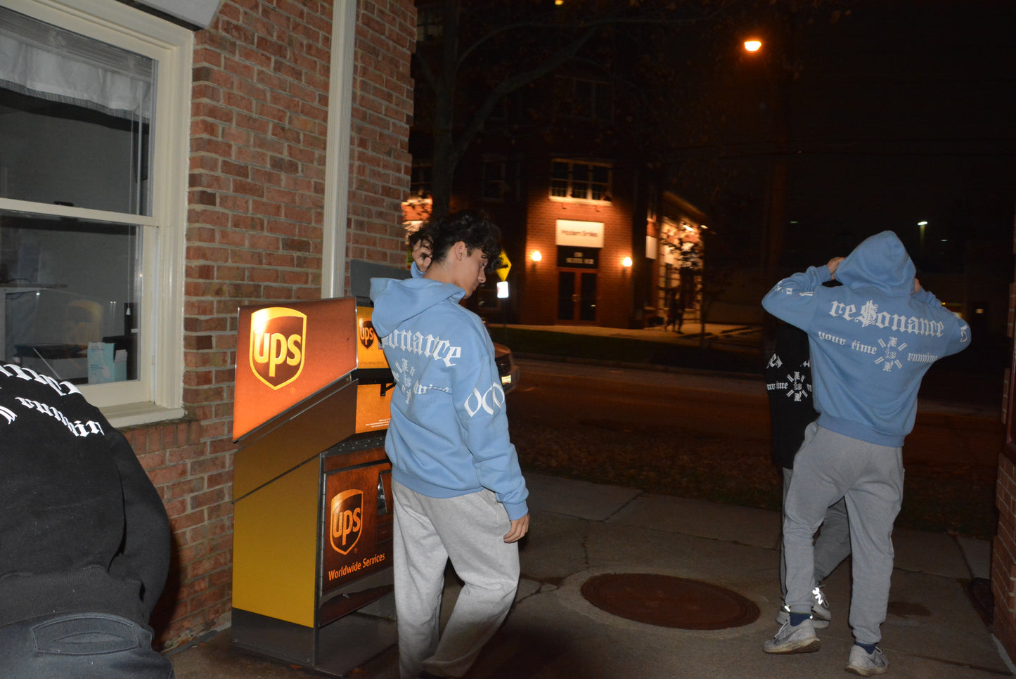 "Your Time Is Running" Baby Blue Resonance Hoodie